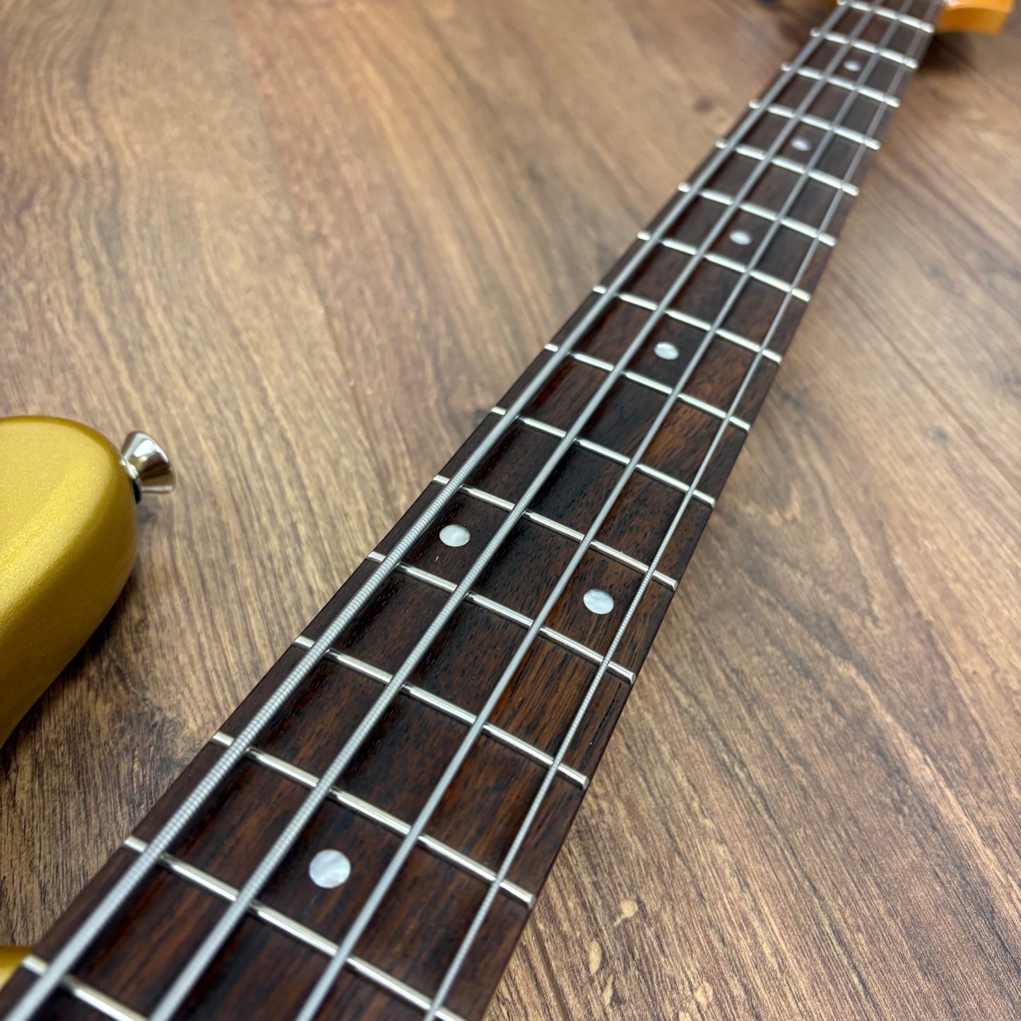Pre-Owned Squier FSR Classic Vibe 60s Precision Bass *Upgraded* - Aztec Gold