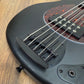 Pre-Owned Harley Benton MB-5 SBK Deluxe Series 5-String Bass - Satin Black