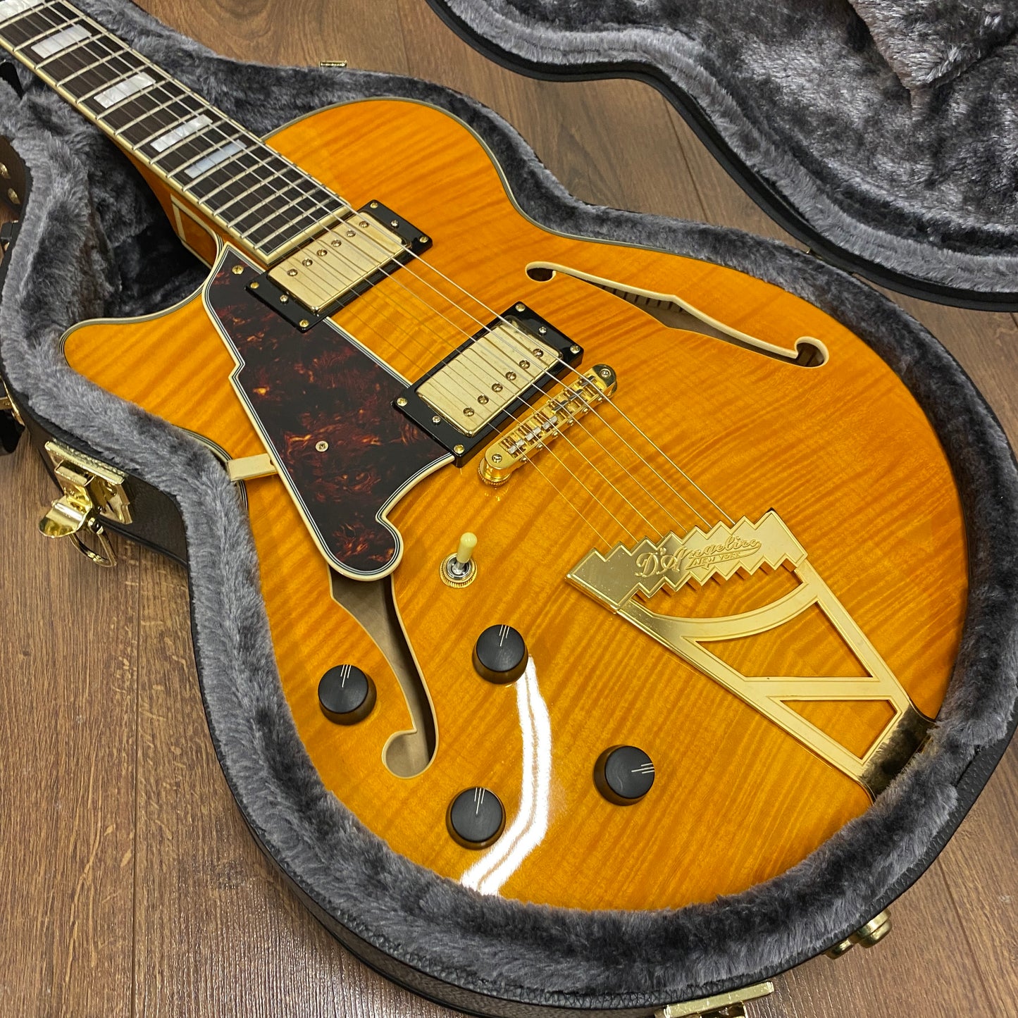 Pre-Owned D'Angelico Excel EX-SS - Left Handed - Vintage Natural