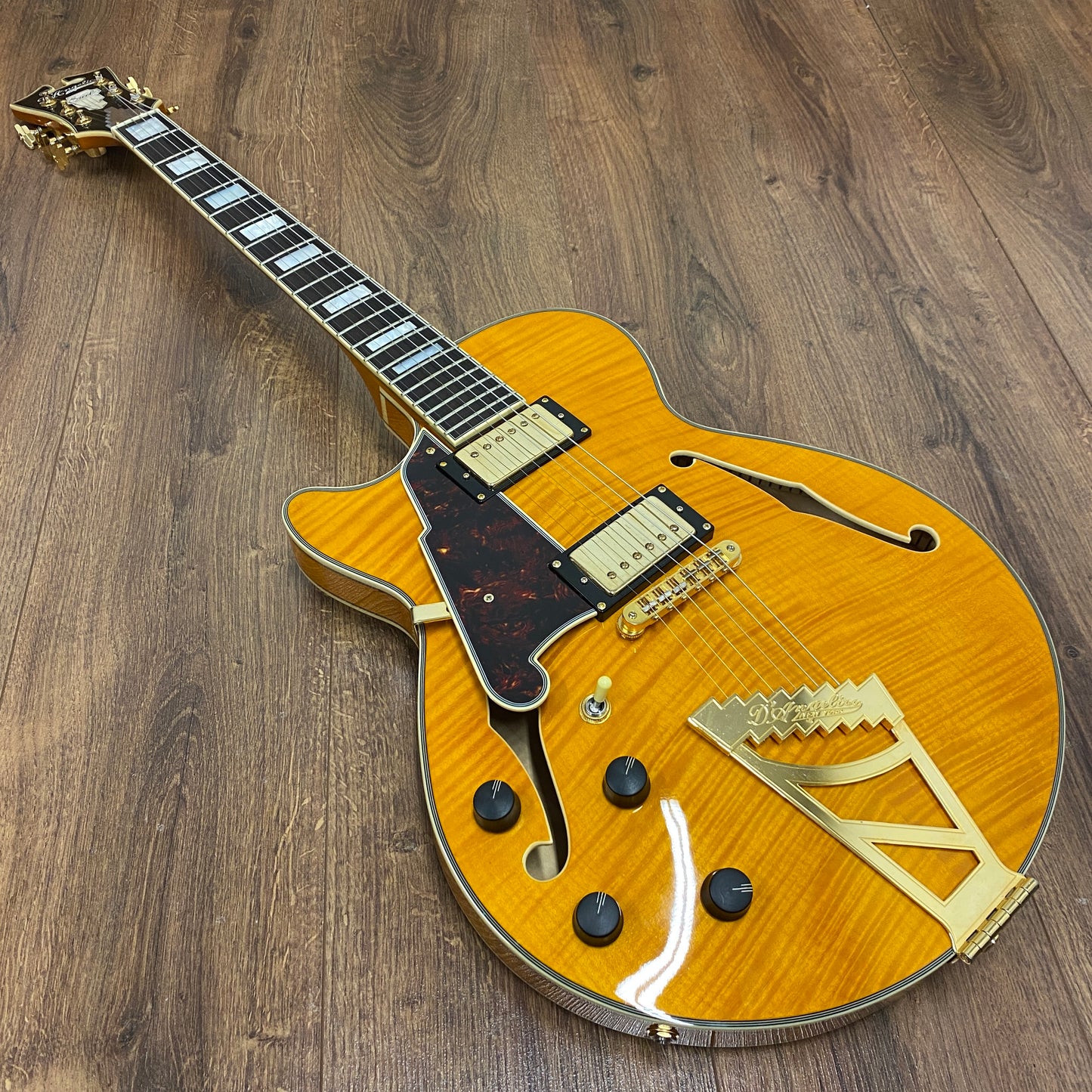Pre-Owned D'Angelico Excel EX-SS - Left Handed - Vintage Natural