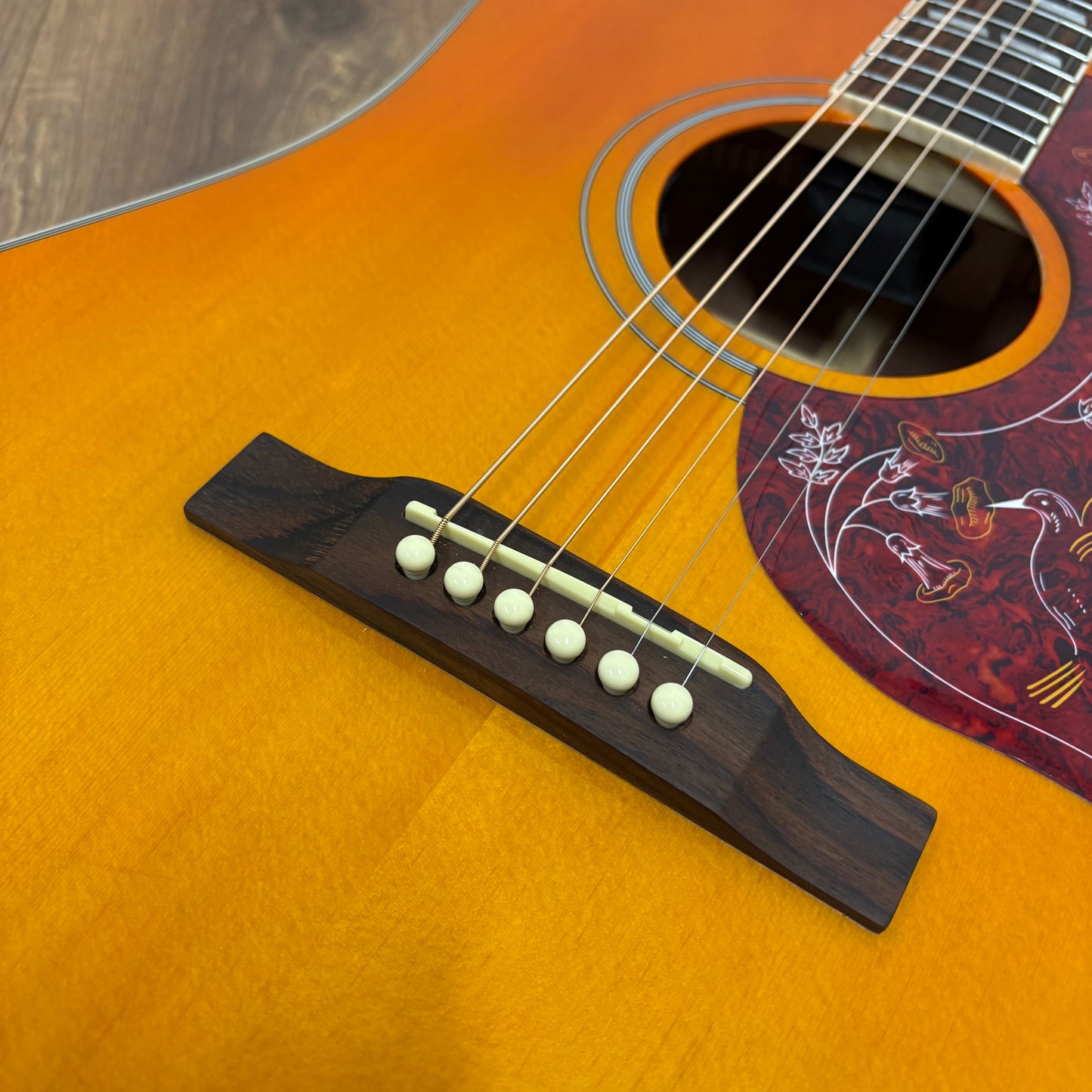 Pre-Owned Epiphone Hummingbird Studio Electro-Acoustic - Heritage Cherry Sunburst