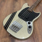 Pre-Owned Squier Mikey Way Signature Mustang Bass - Large Flake Silver Sparkle - 2014