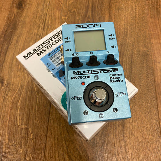 Pre-Owned Zoom MS-70CDR MultiStomp Chorus, Delay & Reverb Pedal
