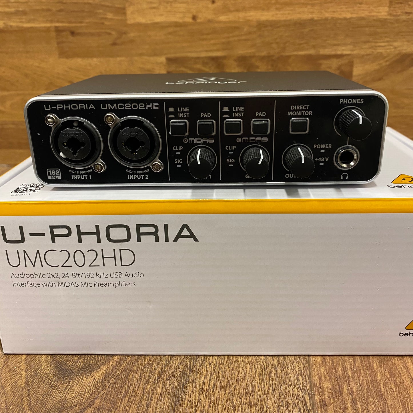 Pre-Owned Behringer UMC202HD USB Audio Interface