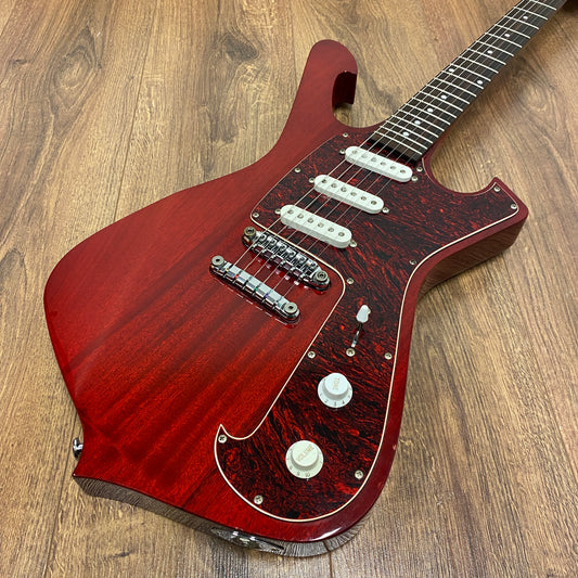 Pre-Owned Ibanez FRM100 PGM Paul Gilbert Fireman - Trans Red