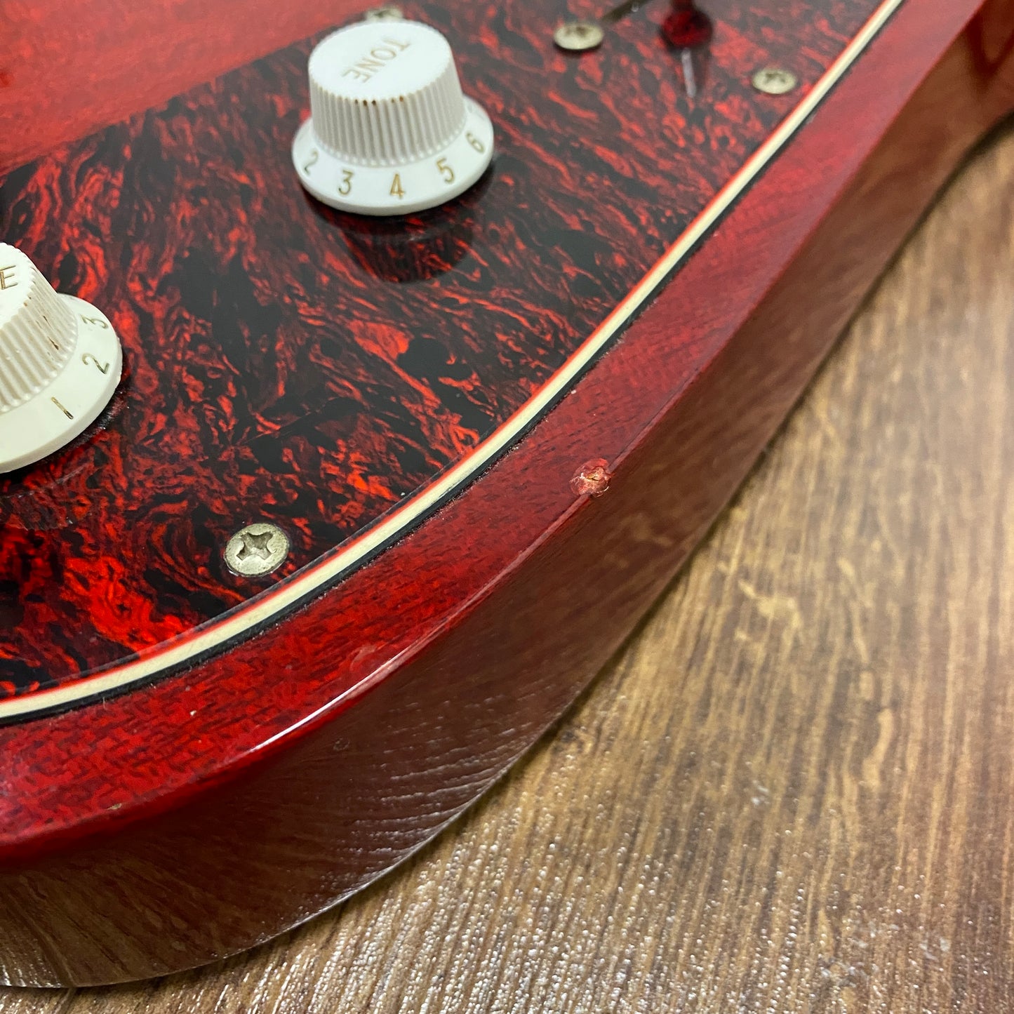 Pre-Owned Ibanez FRM100 PGM Paul Gilbert Fireman - Trans Red