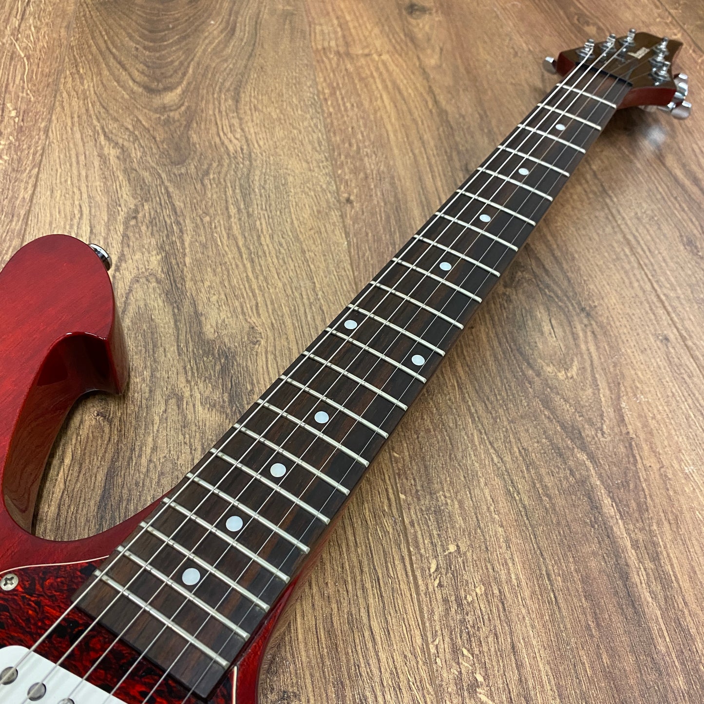 Pre-Owned Ibanez FRM100 PGM Paul Gilbert Fireman - Trans Red