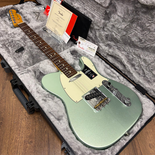 Pre-Owned Fender American Professional II Tele - Mystic Surf Green