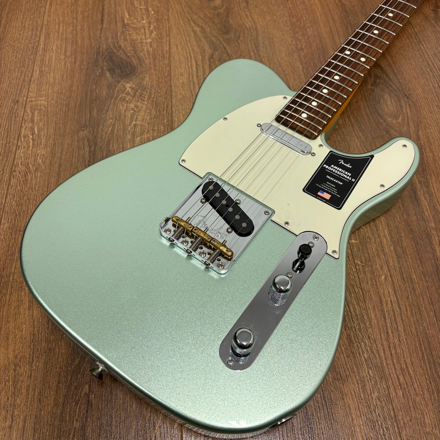 Pre-Owned Fender American Professional II Tele - Mystic Surf Green