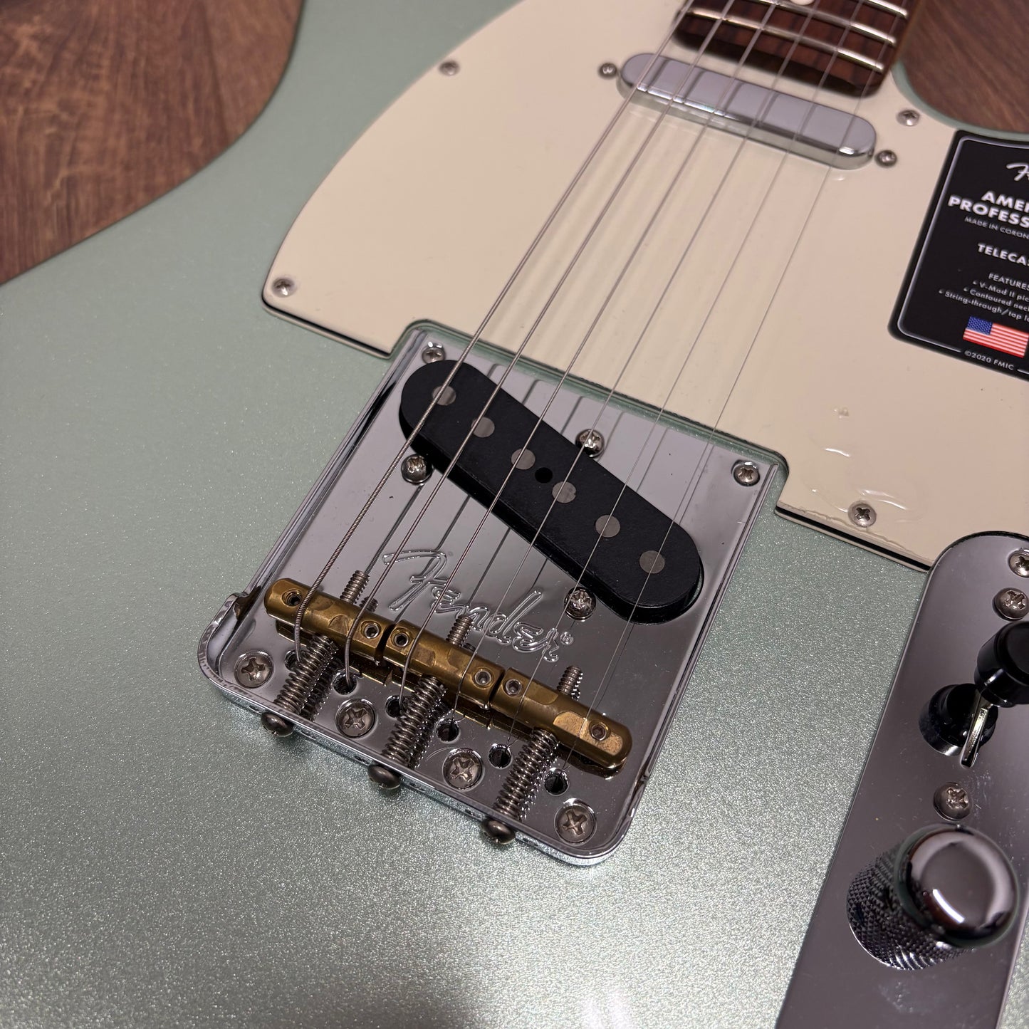 Pre-Owned Fender American Professional II Tele - Mystic Surf Green