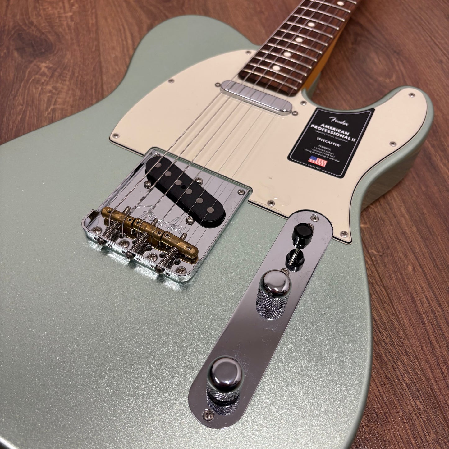 Pre-Owned Fender American Professional II Tele - Mystic Surf Green