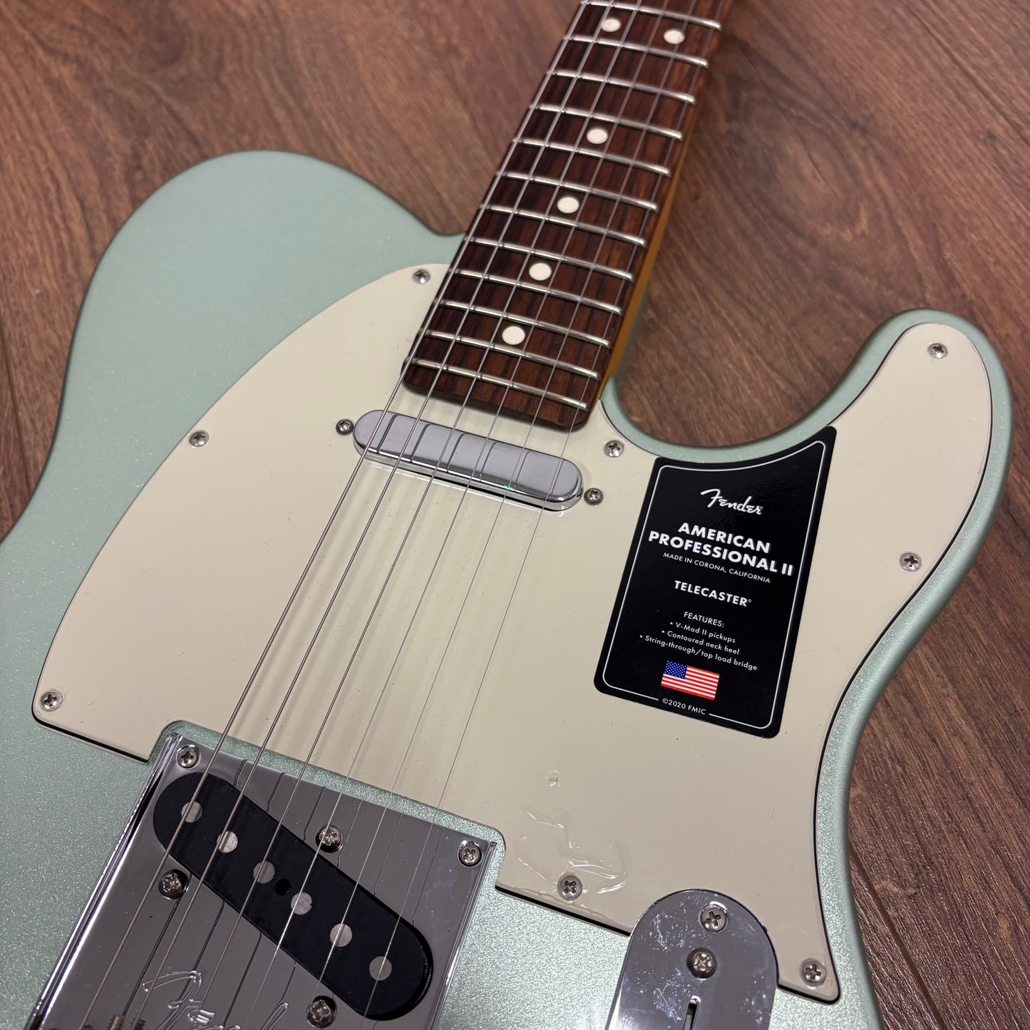 Pre-Owned Fender American Professional II Tele - Mystic Surf Green