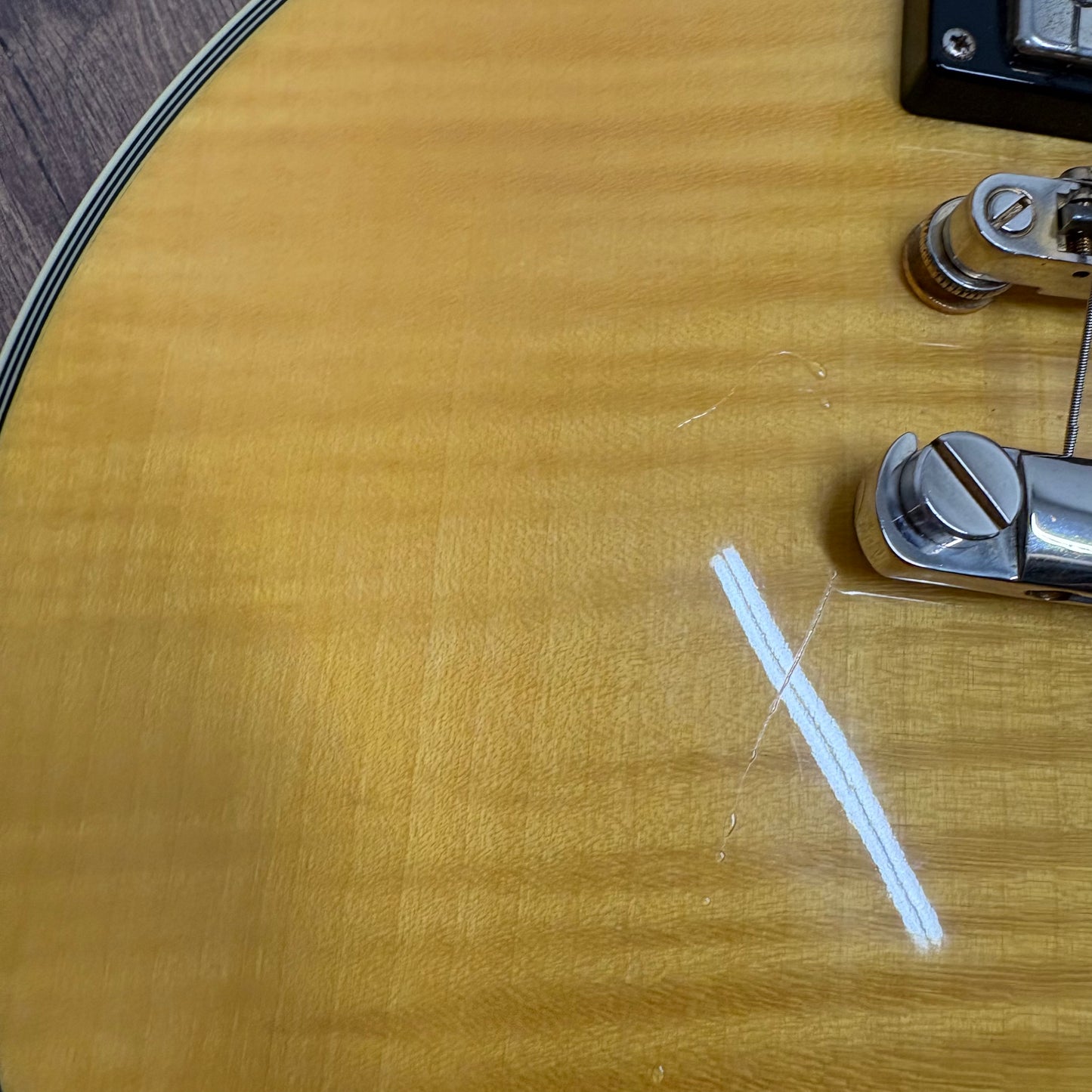Pre-Owned Epiphone Les Paul Custom - Natural Flame