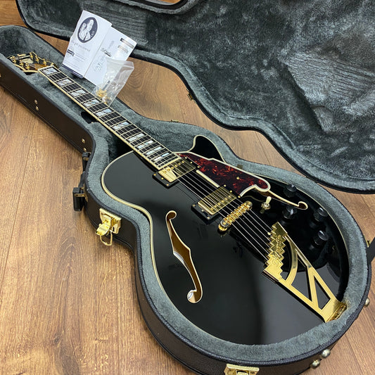 Pre-Owned D'Angelico Excel SS Semi-Hollow - Solid Black