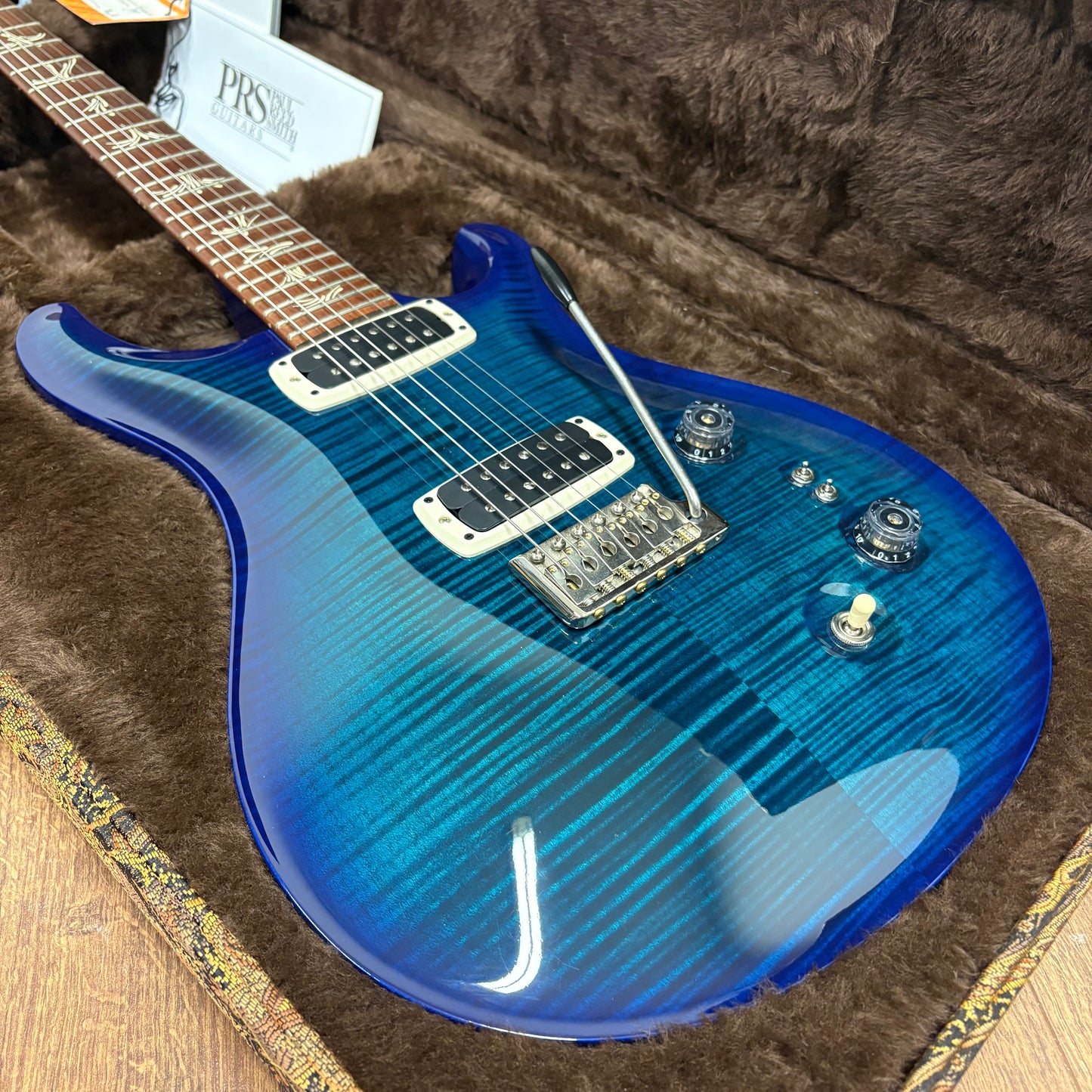Pre-Owned PRS USA Paul's Guitar Tremolo - Transparent Blue - 2015