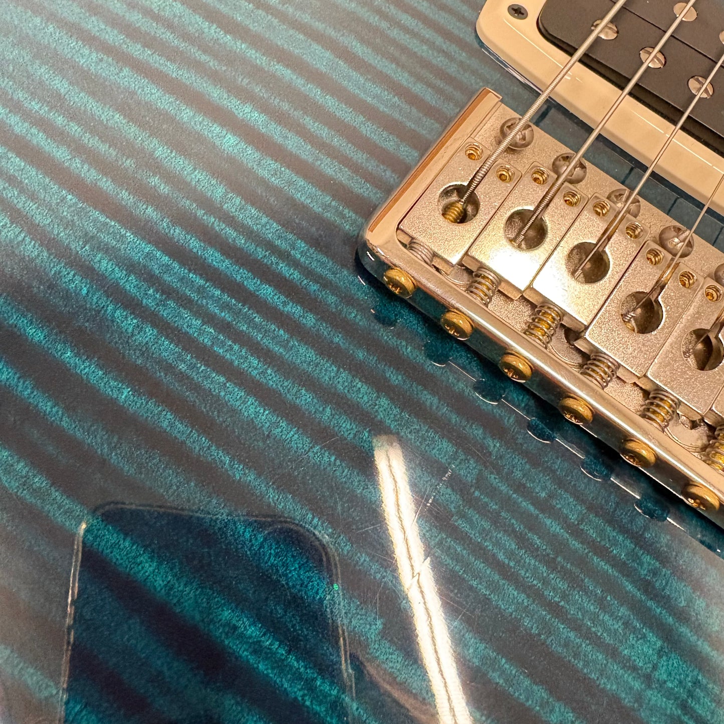 Pre-Owned PRS USA Paul's Guitar Tremolo - Transparent Blue - 2015