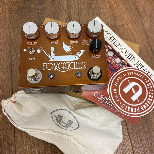 Pre-Owned CopperSound Pedals Foxcatcher Overdrive & Boost Pedal