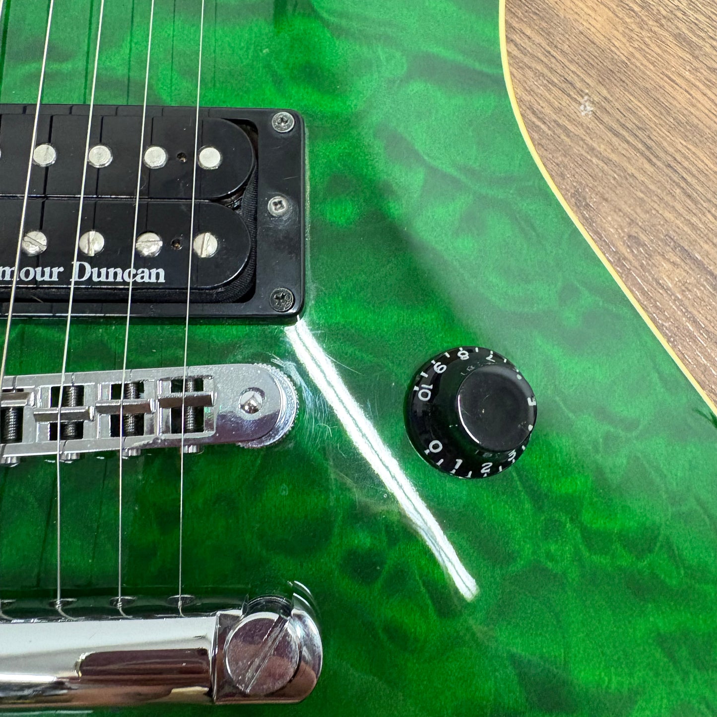 Pre-Owned Fernandes Ravelle Elite - Emerald Green Quilted Maple