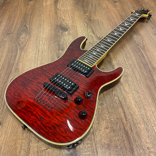 Pre-Owned Schecter Omen Extreme-7 - Black Cherry