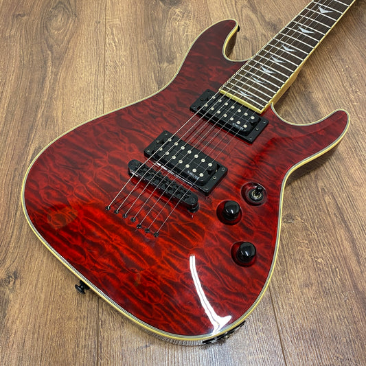 Pre-Owned Schecter Omen Extreme-7 - Black Cherry