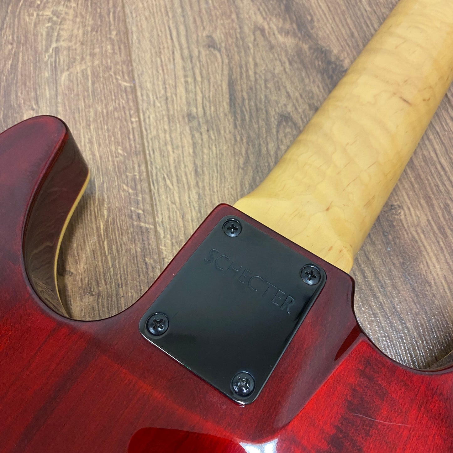 Pre-Owned Schecter Omen Extreme-7 - Black Cherry
