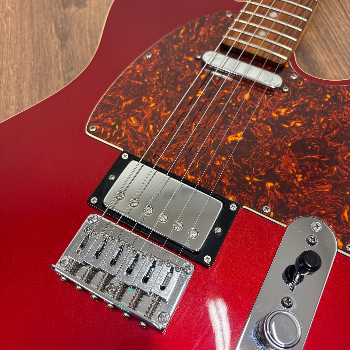 Pre-Owned Fender American Deluxe Telecaster *Modified* - Candy Apple Red - 2014