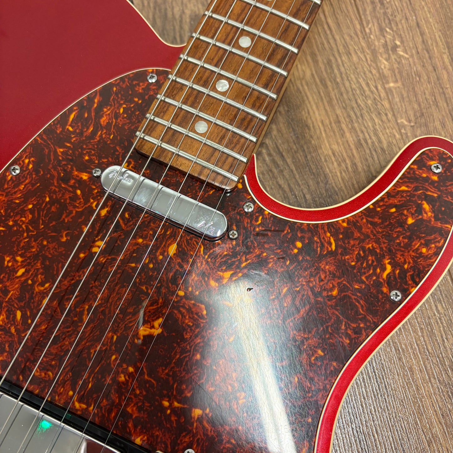 Pre-Owned Fender American Deluxe Telecaster *Modified* - Candy Apple Red - 2014