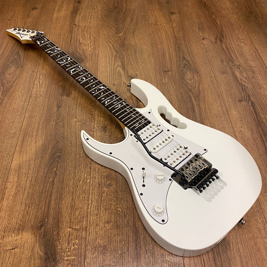 Pre-Owned Ibanez JEMJR Steve Vai Jem Jr - Left Handed - White