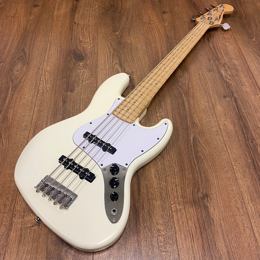 Pre-Owned Squier Affinity Jazz Bass V - Olympic White