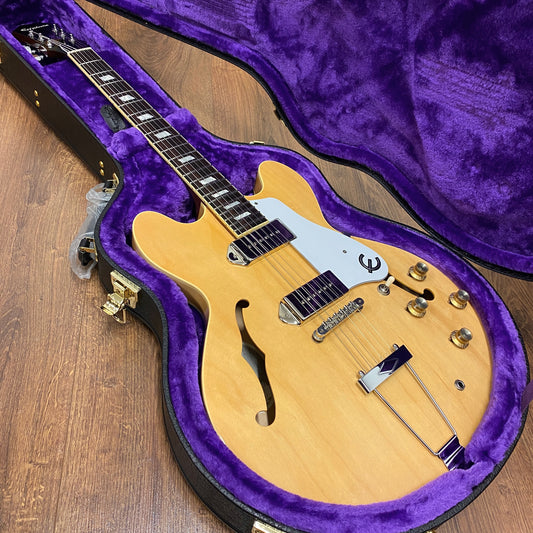 Pre-Owned Epiphone Japan Elitist 1965 Casino - Natural - 2017