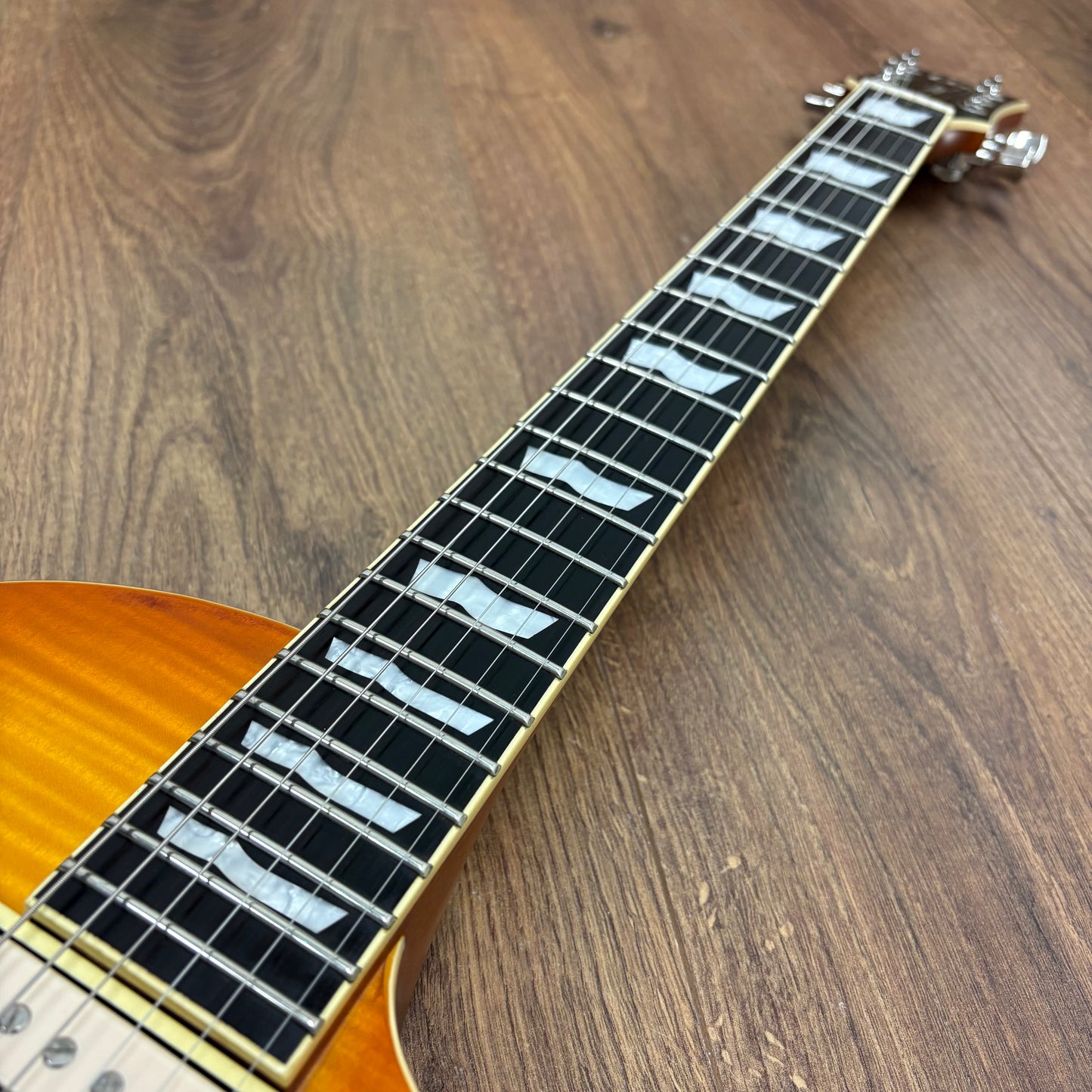 Pre-Owned ESP LTD EC-1000T FM w/ Fishman Fluence Pickups - Honey Burst Satin