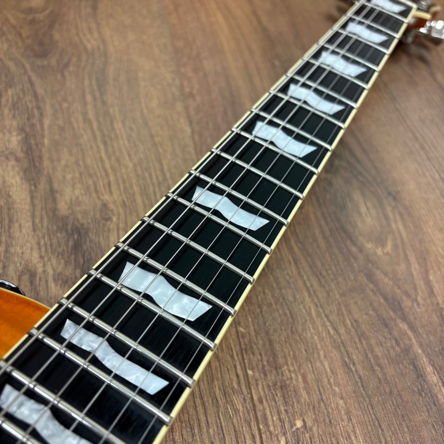 Pre-Owned ESP LTD EC-1000T FM w/ Fishman Fluence Pickups - Honey Burst Satin