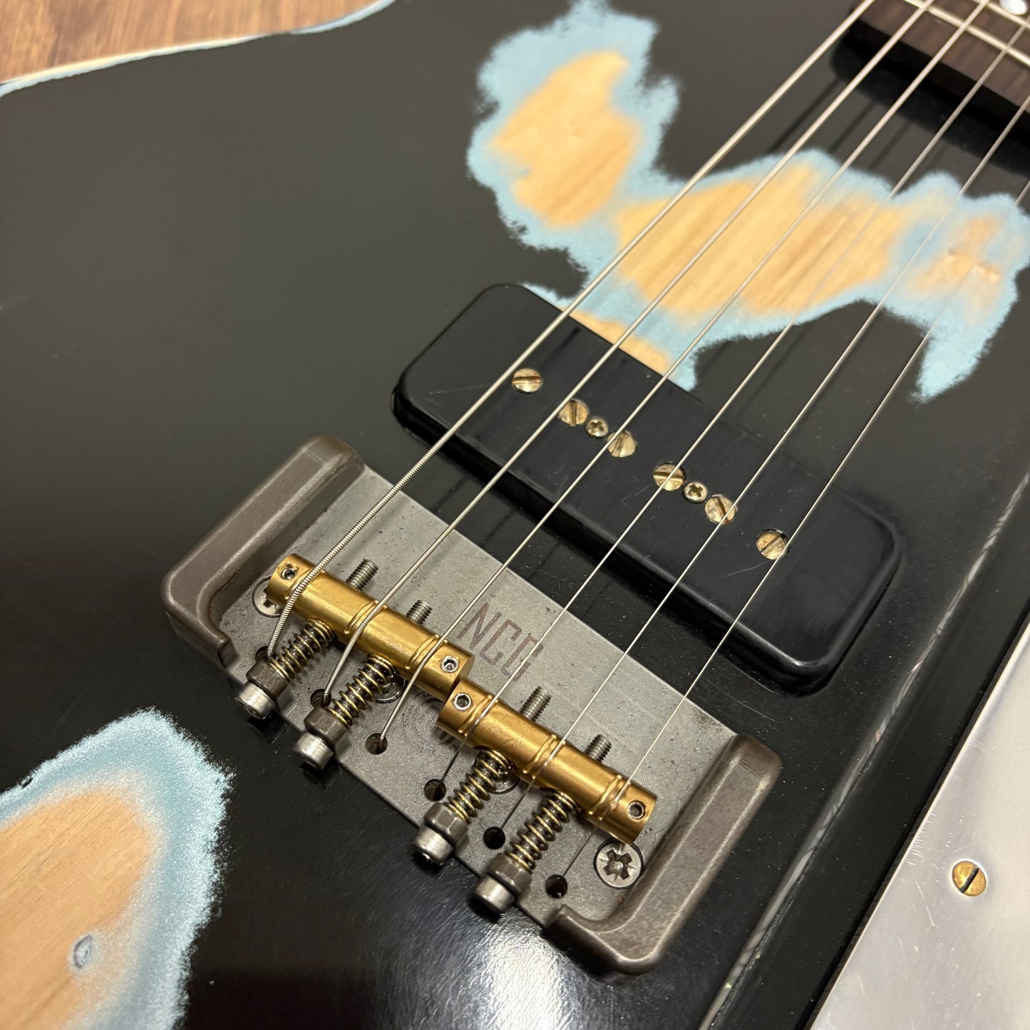 *NEW* NCG Bayou – Black Over Pelham Blue Heavy Relic