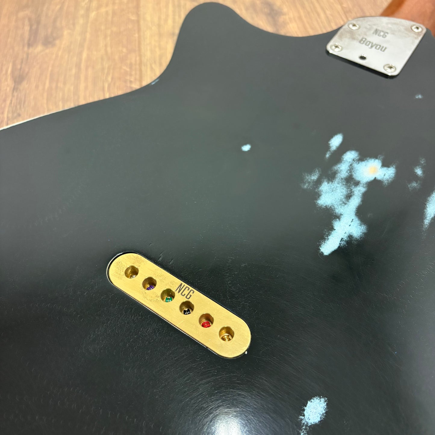 *NEW* NCG Bayou – Black Over Pelham Blue Heavy Relic