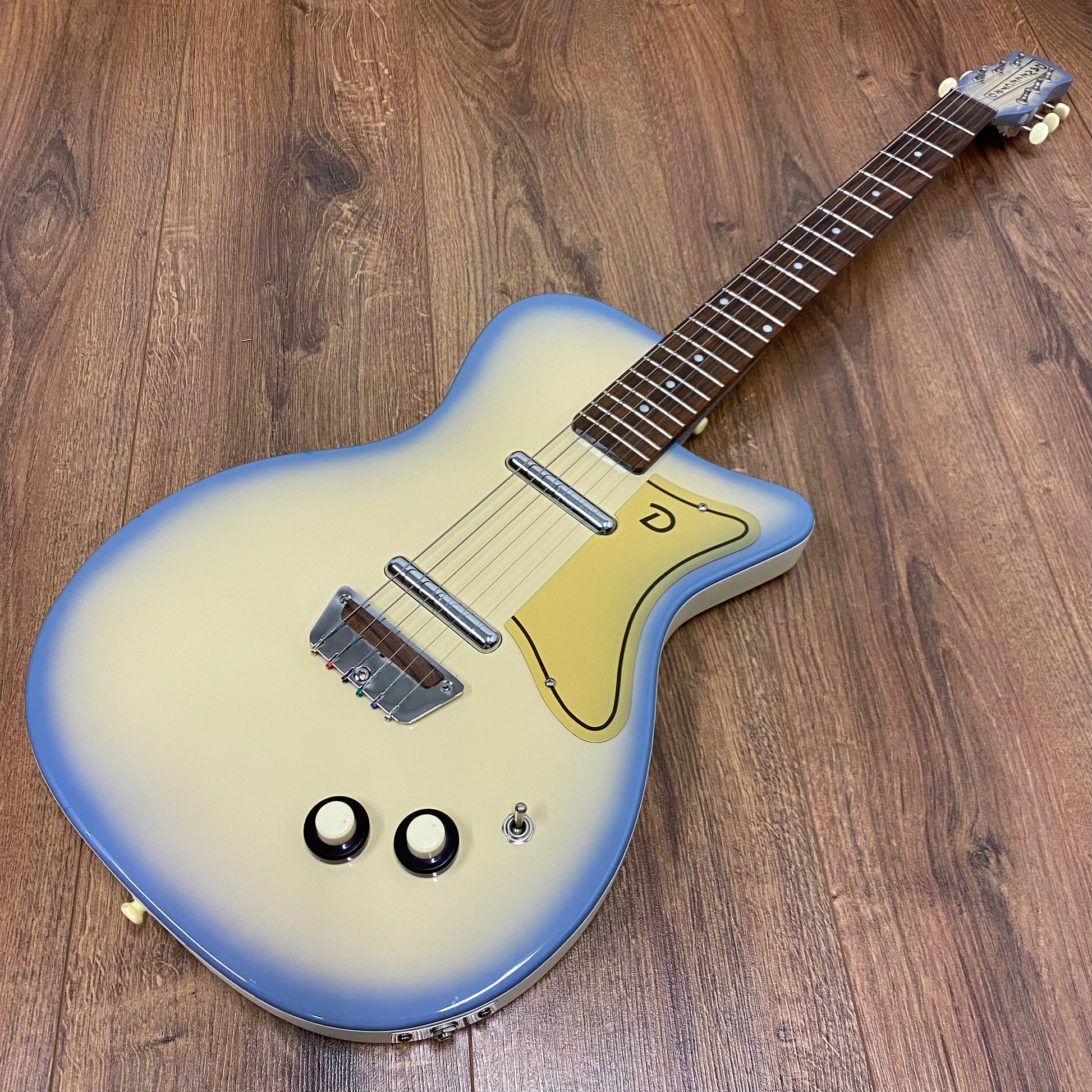 Pre Owned Danelectro U2 56 Reissue Blue Burst Hippo Guitars