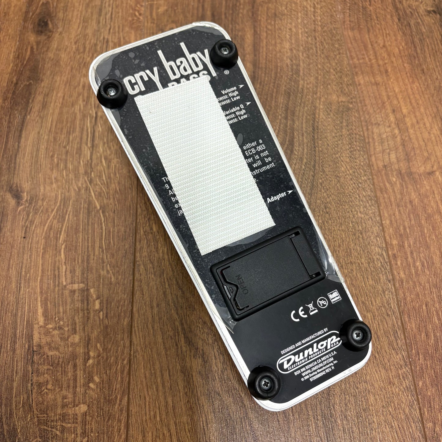 Pre-Owned Dunlop Cry Baby Bass Wah Pedal
