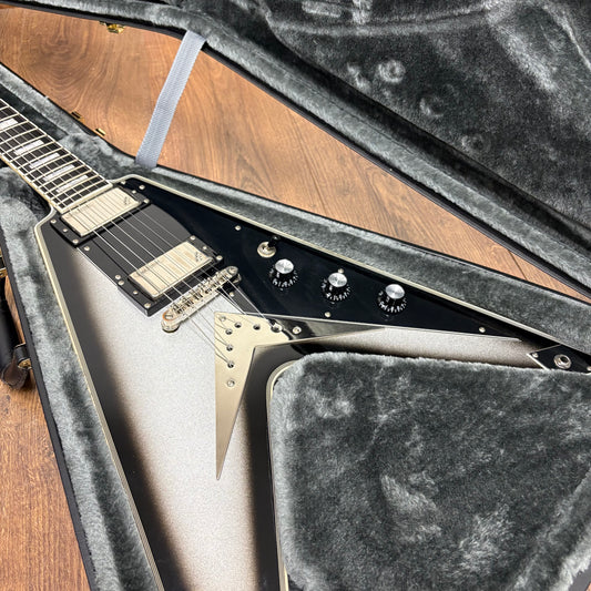 Pre-Owned Epiphone Brent Hinds Signature Flying V Custom - Silverburst