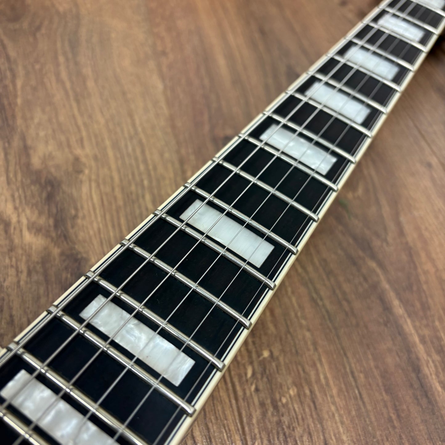 Pre-Owned D'Angelico Premier SS Single Cutaway - Black Flake
