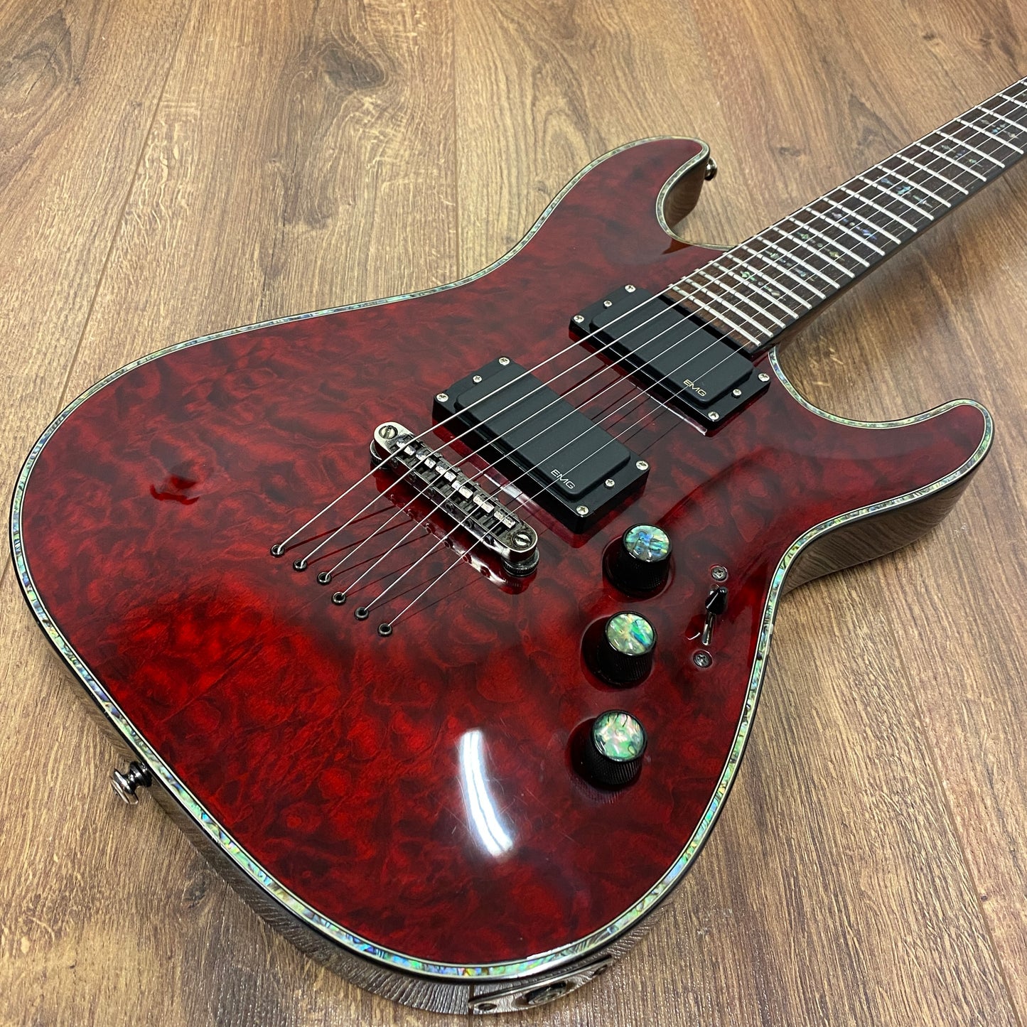 Pre-Owned Schecter Diamond Hellraiser C1 - Black Cherry - 2005