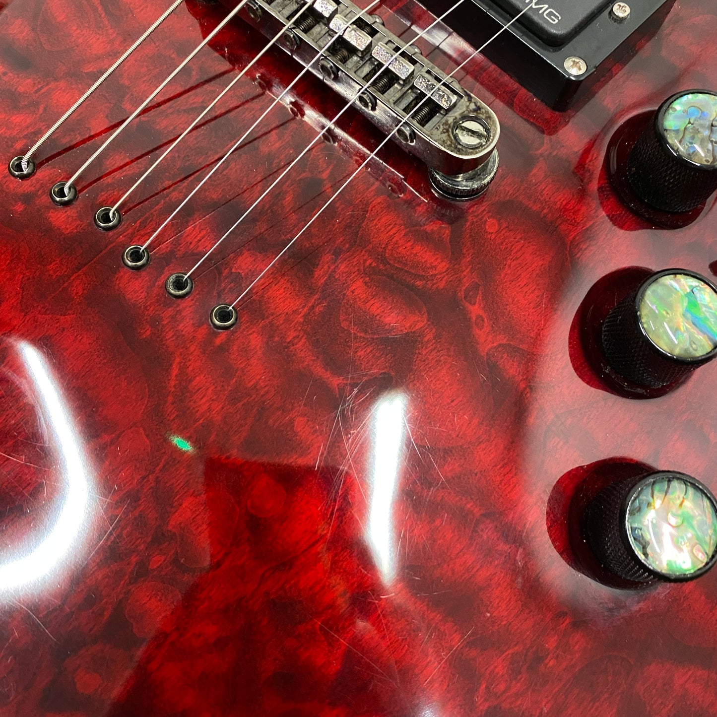 Pre-Owned Schecter Diamond Hellraiser C1 - Black Cherry - 2005