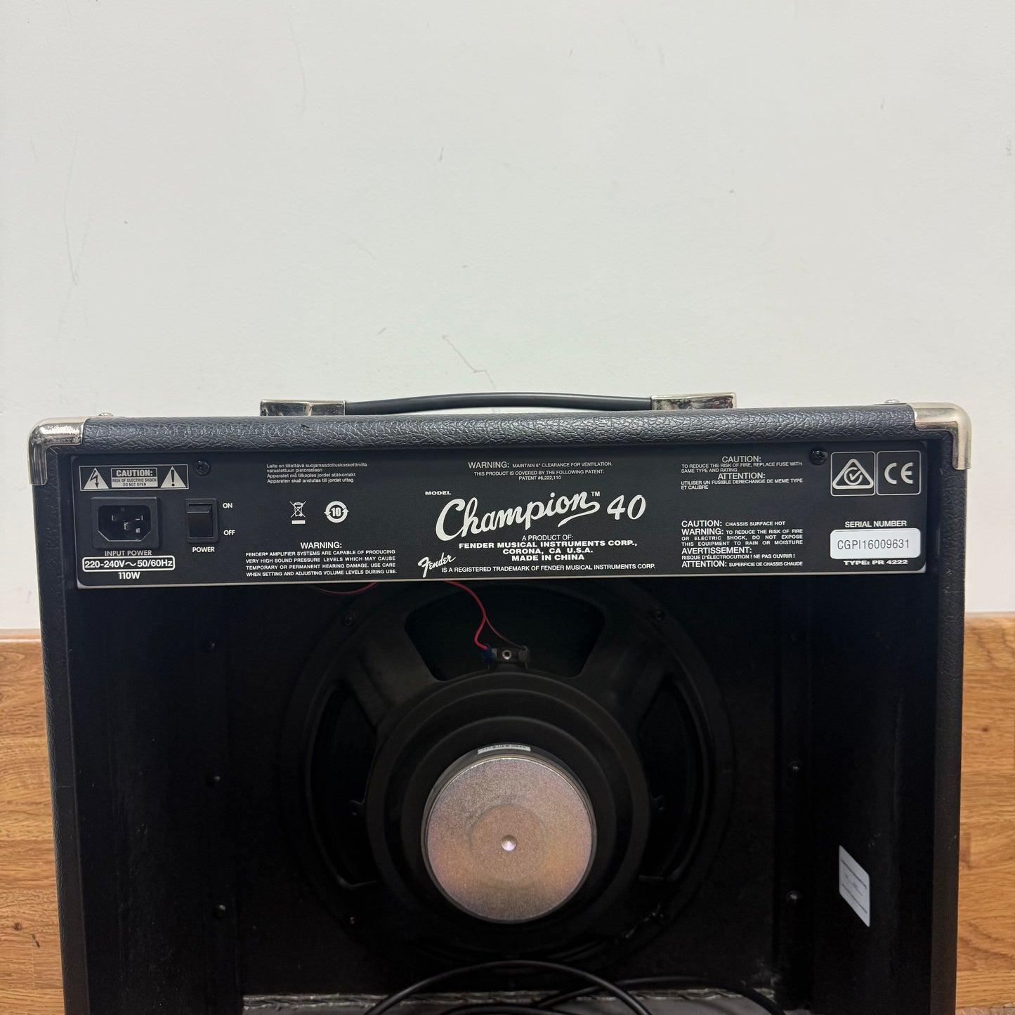 Pre-Owned Fender Champion 40 Combo Amp