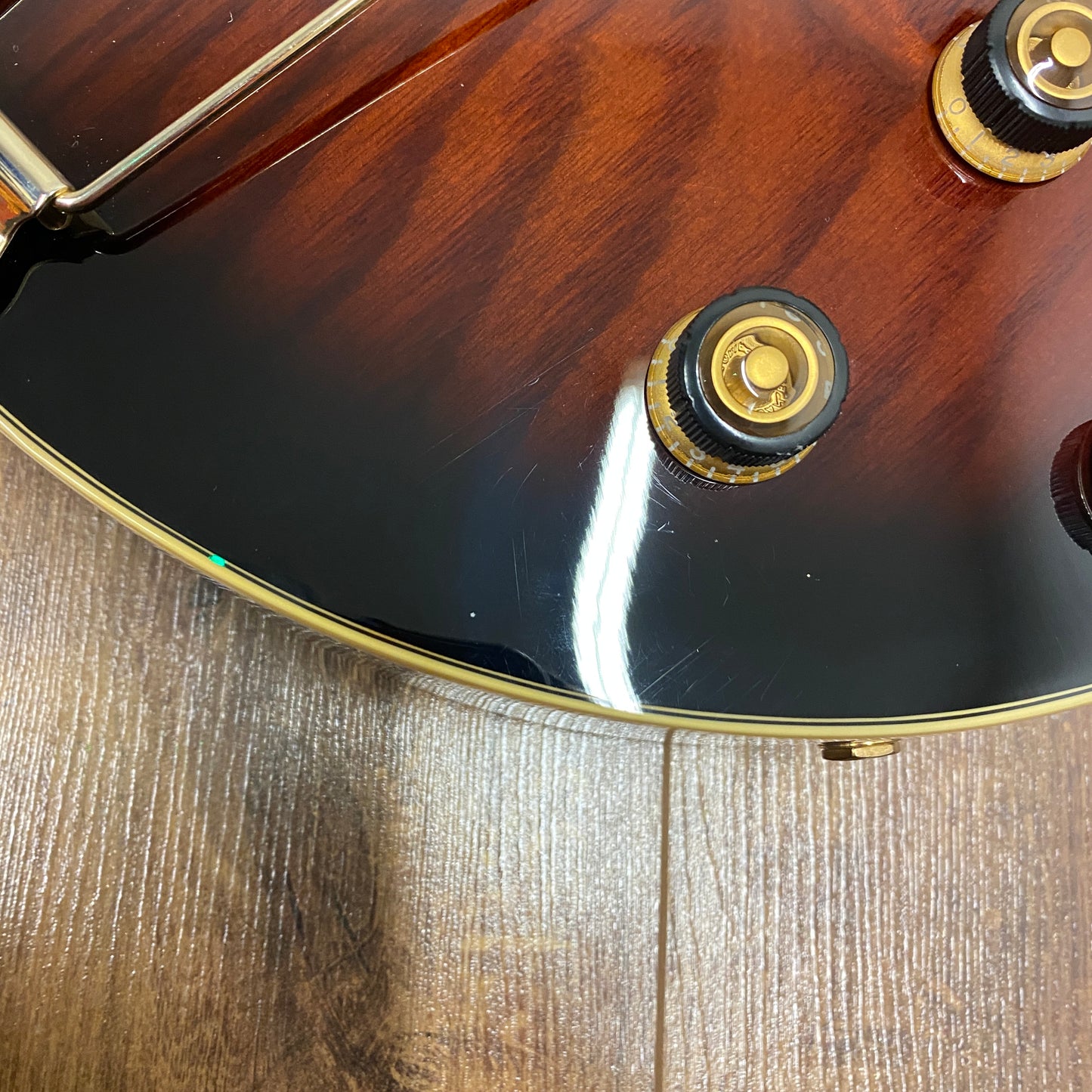 Pre-Owned Ibanez AG95QA Artcore Expressionist - Dark Brown Sunburst