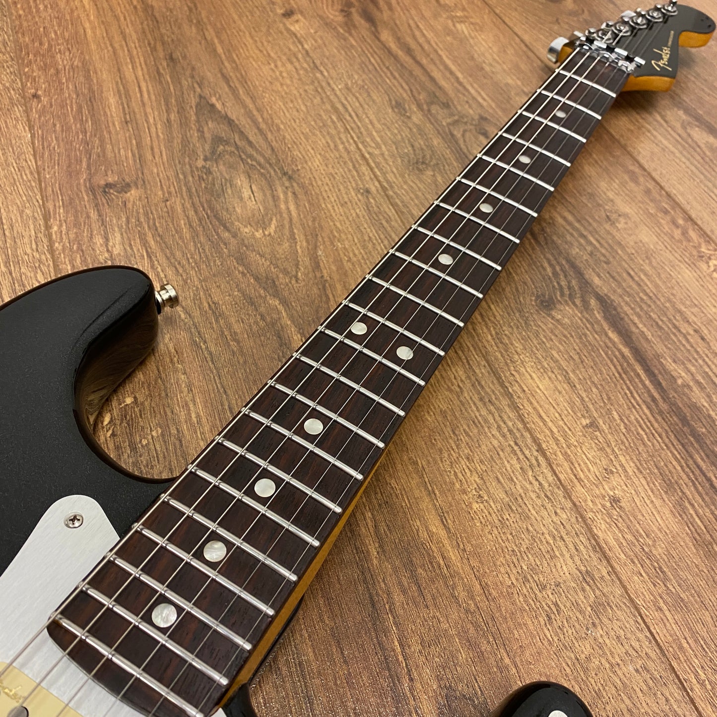 Pre-Owned Fender American Ultra Luxe Stratocaster HSS - Mystic Black