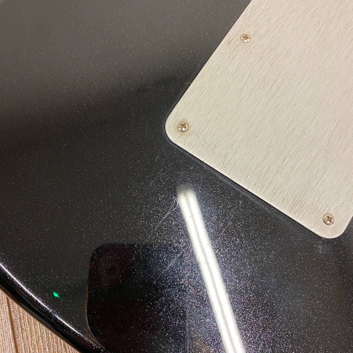 Pre-Owned Fender American Ultra Luxe Stratocaster HSS - Mystic Black