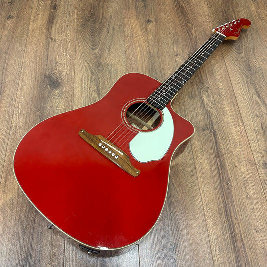 Pre-Owned Fender California Series Sonoran SCE Electro-Acoustic - Candy Apple Red