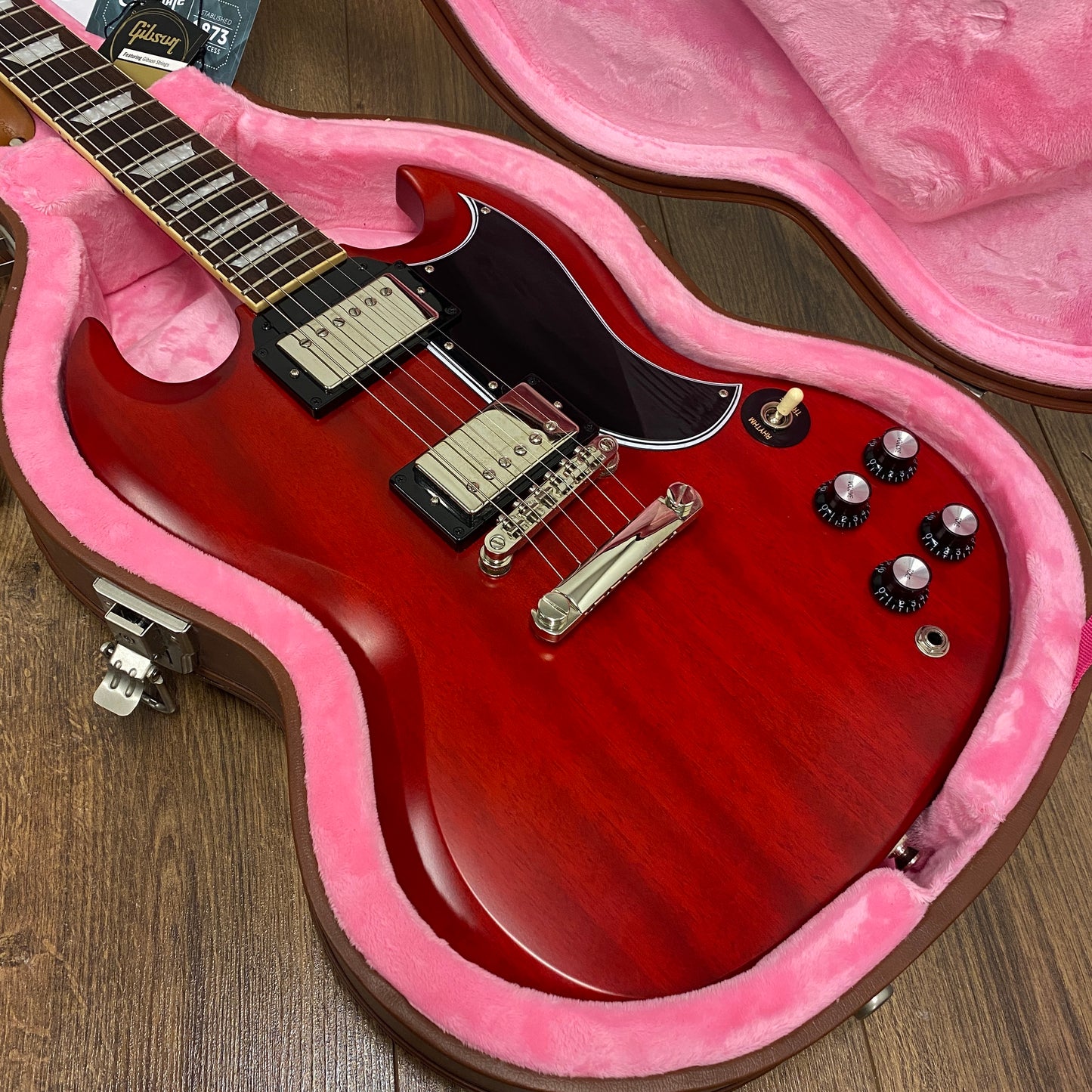 Pre-Owned Epiphone Inspired By Gibson 1961 Les Paul SG Standard - Cherry Red