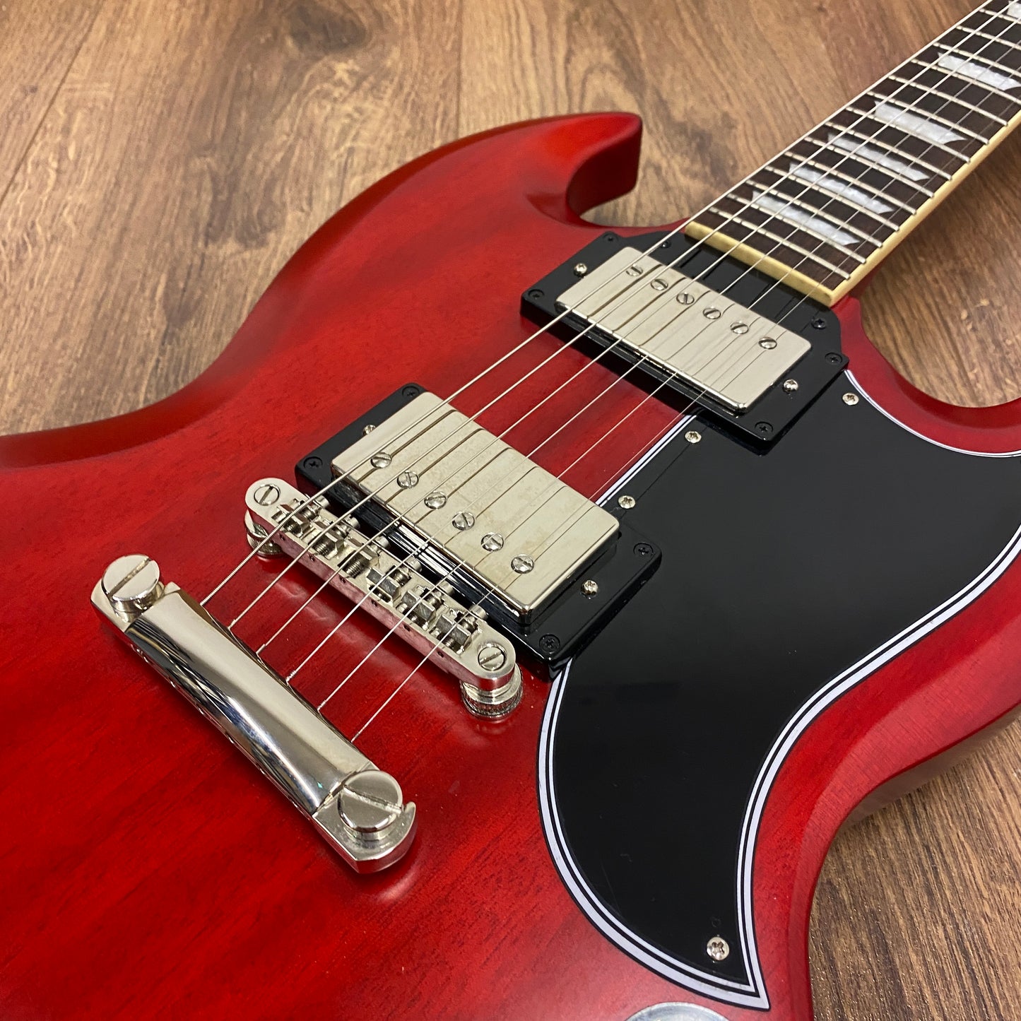 Pre-Owned Epiphone Inspired By Gibson 1961 Les Paul SG Standard - Cherry Red