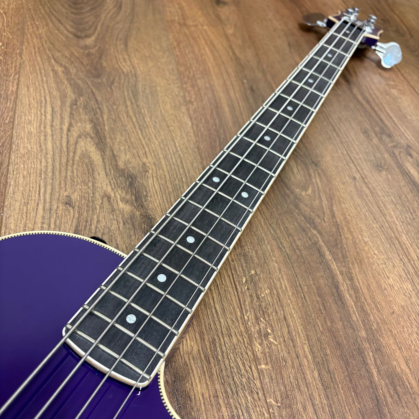 Pre-Owned Orange Glenn Hughes Signature O-Bass Bass Guitar - Purple