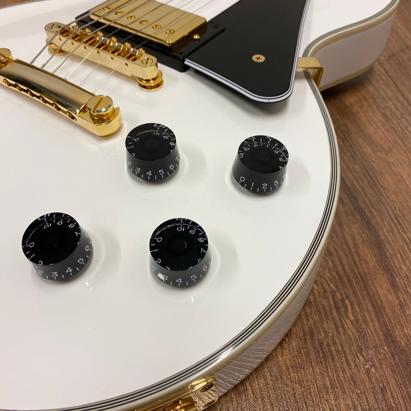 Pre-Owned Epiphone Inspired by Gibson Les Paul Custom - Alpine White