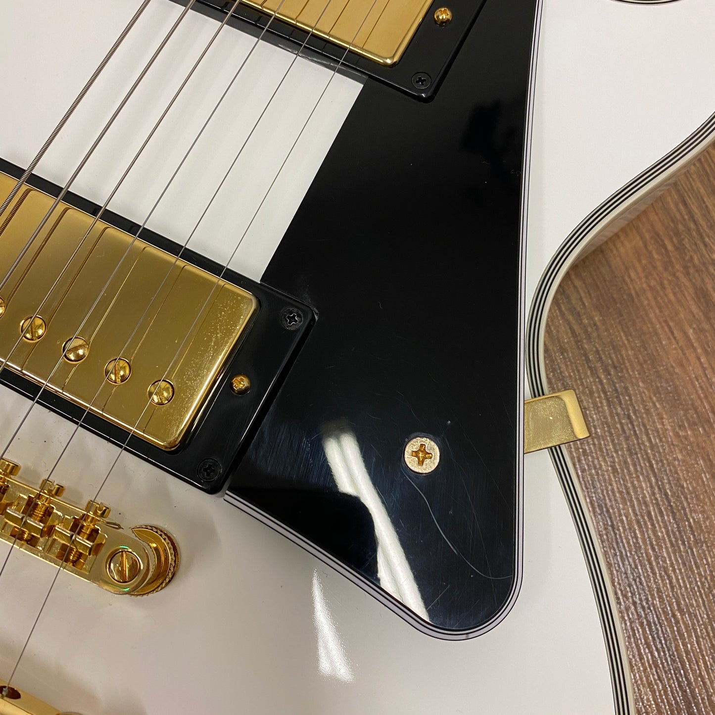 Pre-Owned Epiphone Inspired by Gibson Les Paul Custom - Alpine White